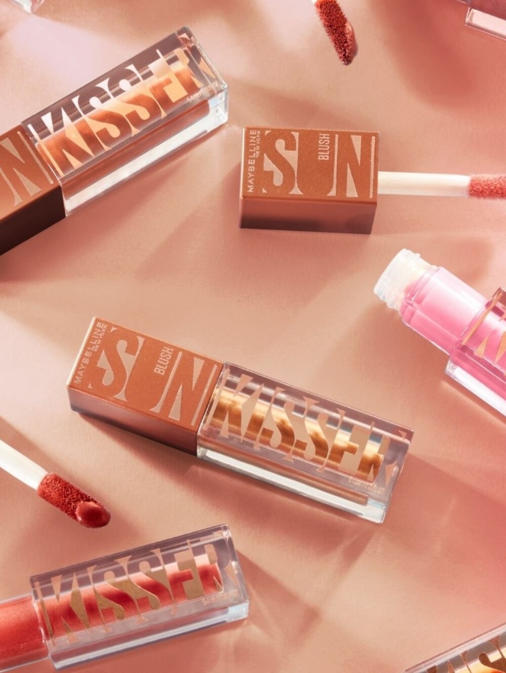 Set Of 6 Maybelline SunKisser Tinted Blush Bundle.